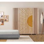 Casa si Gradina - Mobilier - Dulapuri si sifoniere - Sifoniere - Sifonier, Hanah Home, pal melaminat, sonoma, 180x52x192 cm, 869VEL8695 - Infinity.ro