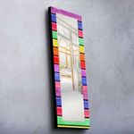 Casa si Gradina - Decoratiuni - Oglinzi - Oglinda decorativa, Wallxpert, lemn de pin, multicolor, 40x120 cm, 755MER1161 - Infinity.ro