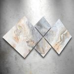Casa si Gradina - Decoratiuni - Tablouri - Tablou decorativ, Wallxpert, mdf, multicolor, 60x115 cm, set 4 piese, 989EVS1159 - Infinity.ro
