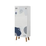 Casa si Gradina - Mobilier - Dulapuri si sifoniere - Dulapuri pantofi - Dulap pantofi, Hanah Home, pal melaminat, alb, 50x38x135 cm, 869VEL8602 - Infinity.ro