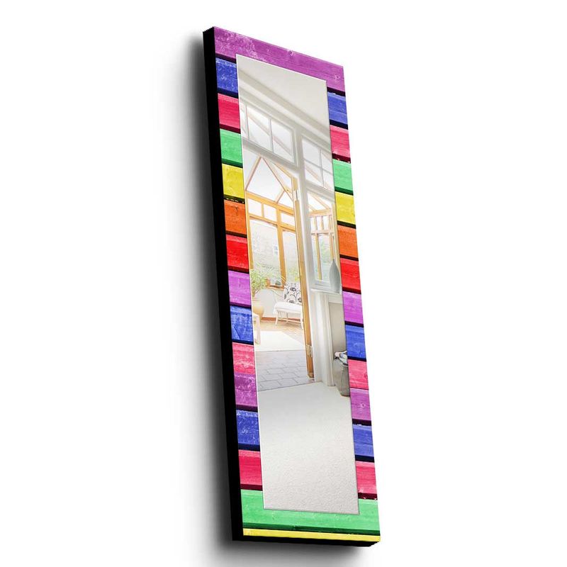 Casa si Gradina - Decoratiuni - Oglinzi - Oglinda decorativa, Wallxpert, lemn de pin, multicolor, 40x120 cm, 755MER1161 - Infinity.ro