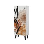 Casa si Gradina - Mobilier - Dulapuri si sifoniere - Dulapuri pantofi - Dulap pantofi, Hanah Home, pal melaminat, alb negru, 50x38x135 cm, 869VEL8646 - Infinity.ro