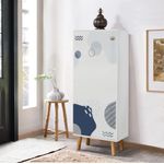 Casa si Gradina - Mobilier - Dulapuri si sifoniere - Dulapuri pantofi - Dulap pantofi, Hanah Home, pal melaminat, alb, 50x38x135 cm, 869VEL8602 - Infinity.ro