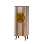 Casa si Gradina - Mobilier - Dulapuri si sifoniere - Dulapuri pantofi - Dulap pantofi, Hanah Home, pal melaminat, sonoma, 50x38x135 cm, 869VEL8610 - Infinity.ro