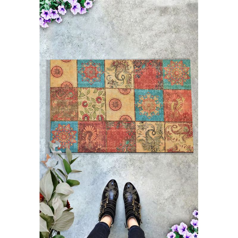 Casa si Gradina - Textile si covoare - Covoare - Covorase intrare - Covoras de intrare, Conceptum Hypnose, multicolor, 40x60 cm, 100% pvc, antiderapant, 877CHL1041 - Infinity.ro