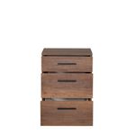Casa si Gradina - Mobilier - Comode si corpuri - Noptiere - Noptiera, Hanah Home, pal melaminat, oslo nuc, 40x39x57 cm, 479ADR1741 - Infinity.ro