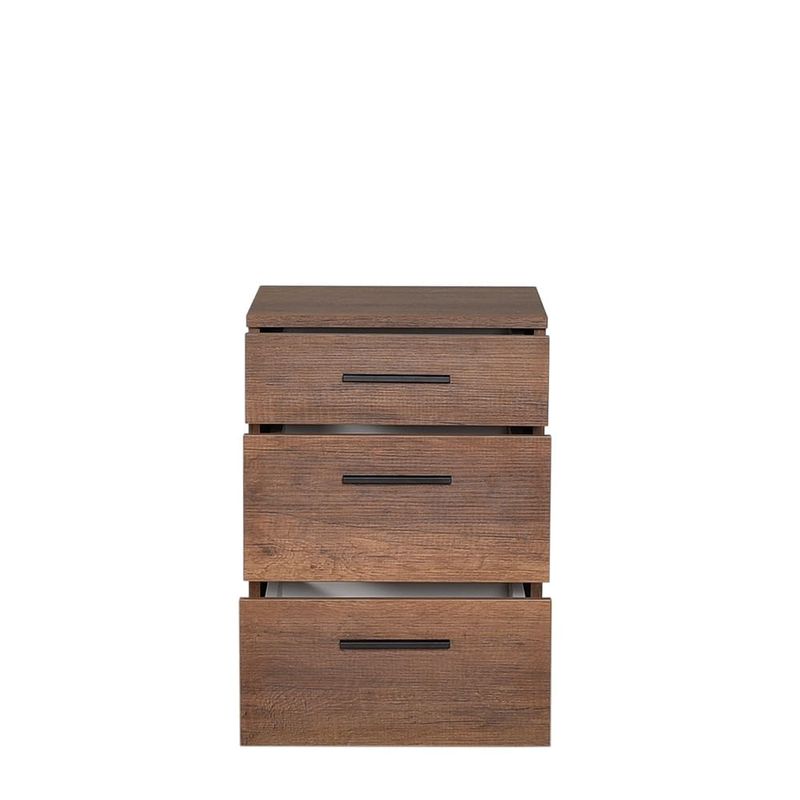Casa si Gradina - Mobilier - Comode si corpuri - Noptiere - Noptiera, Hanah Home, pal melaminat, oslo nuc, 40x39x57 cm, 479ADR1741 - Infinity.ro