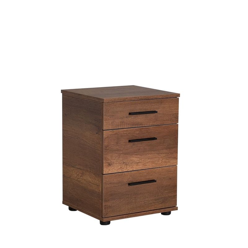 Casa si Gradina - Mobilier - Comode si corpuri - Noptiere - Noptiera, Hanah Home, pal melaminat, oslo nuc, 40x39x57 cm, 479ADR1741 - Infinity.ro