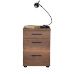 Casa si Gradina - Mobilier - Comode si corpuri - Noptiere - Noptiera, Hanah Home, pal melaminat, oslo nuc, 40x39x57 cm, 479ADR1741 - Infinity.ro