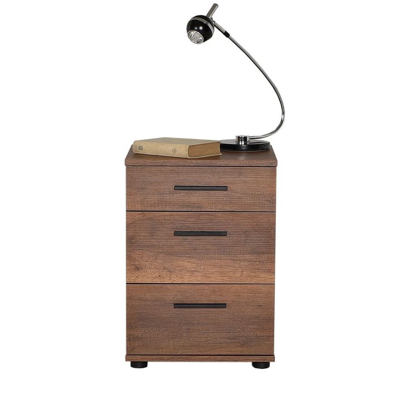 Casa si Gradina - Mobilier - Comode si corpuri - Noptiere - Noptiera, Hanah Home, pal melaminat, oslo nuc, 40x39x57 cm, 479ADR1741 - Infinity.ro