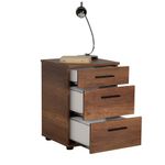 Casa si Gradina - Mobilier - Comode si corpuri - Noptiere - Noptiera, Hanah Home, pal melaminat, oslo nuc, 40x39x57 cm, 479ADR1741 - Infinity.ro
