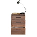 Casa si Gradina - Mobilier - Comode si corpuri - Noptiere - Noptiera, Hanah Home, pal melaminat, oslo nuc, 40x39x57 cm, 479ADR1741 - Infinity.ro