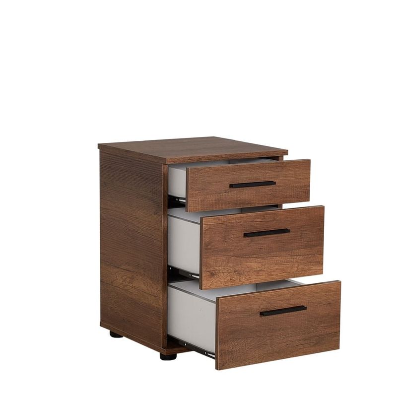 Casa si Gradina - Mobilier - Comode si corpuri - Noptiere - Noptiera, Hanah Home, pal melaminat, oslo nuc, 40x39x57 cm, 479ADR1741 - Infinity.ro