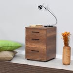 Casa si Gradina - Mobilier - Comode si corpuri - Noptiere - Noptiera, Hanah Home, pal melaminat, oslo nuc, 40x39x57 cm, 479ADR1741 - Infinity.ro