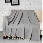 Casa si Gradina - Textile si covoare - Huse pentru mobilier - Husa pentru canapea, L'essentiel Maison, gri, 170x230 cm, 100% bumbac, lavabila la masina, 194DCH1923 - Infinity.ro