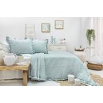 Casa si Gradina - Textile si covoare - Lenjerii de pat - Seturi de lenjerie - Set pique dublu, L'essentiel Maison, menta, 240x260 cm, 100% bumbac, jacquard - Infinity.ro