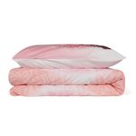 Casa si Gradina - Textile si covoare - Lenjerii de pat - Seturi de lenjerie - Set lenjerie de pat single, L'essentiel Maison, roz, portocaliu, rosu, verde, alb, 160x220 cm, 100% bumbac ranforce - Infinity.ro