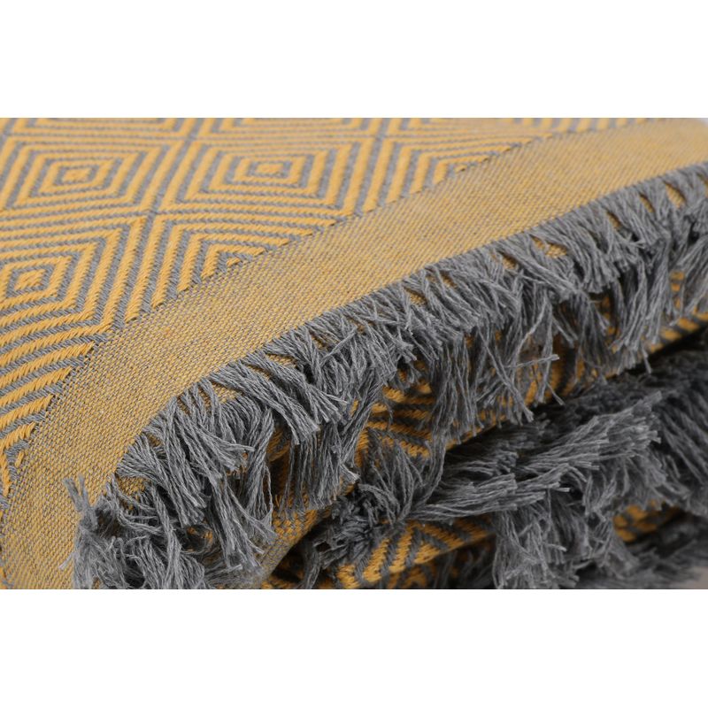 Casa si Gradina - Textile si covoare - Huse pentru mobilier - Husa pentru canapea, L'essentiel Maison, mustar, 175x230 cm, 100% bumbac - Infinity.ro