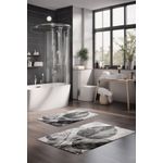 Casa si Gradina - Textile si covoare - Covoare - Covorase baie - Set covorase de baie, L'essentiel Maison, multicolor, 40x60 cm si 60x100 cm, 100% poliester, antiderapant, 323CTW1508 - Infinity.ro