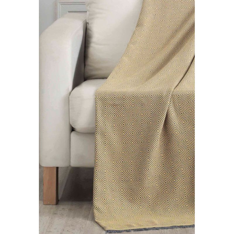 Casa si Gradina - Textile si covoare - Huse pentru mobilier - Husa pentru canapea, L'essentiel Maison, mustar, 175x230 cm, 100% bumbac - Infinity.ro