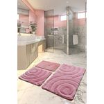 Casa si Gradina - Textile si covoare - Covoare - Covorase baie - Set covorase de baie, L'essentiel Maison, pudra, 40x60 cm + 50x60 cm + 60x100 cm, 100% acrilic, antiderapant - Infinity.ro