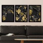 Casa si Gradina - Decoratiuni - Tablouri - Set tablouri decorative cu rama, Wallxpert, mdf, multicolor, 35x45 cm, 3 piese, 364LUL1436 - Infinity.ro