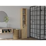 Casa si Gradina - Mobilier - Mobilier baie - Corpuri baie - Dulap baie, Hanah Home, pal melaminat, safir, 30x29.6x170 cm - Infinity.ro