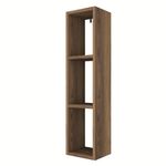 Casa si Gradina - Mobilier - Biblioteci si rafturi - Etajere - Etajera de perete, Hanah Home, PAL melaminat, nuc, 22.1x18.5x90 cm - Infinity.ro