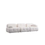 Casa si Gradina - Mobilier - Canapele si coltare - Canapele - Canapea 3 locuri, Atelier Del Sofa, lemn fag si pal, alb, 290x95x75 cm - Infinity.ro