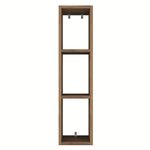Casa si Gradina - Mobilier - Biblioteci si rafturi - Etajere - Etajera de perete, Hanah Home, PAL melaminat, nuc, 22.1x18.5x90 cm - Infinity.ro