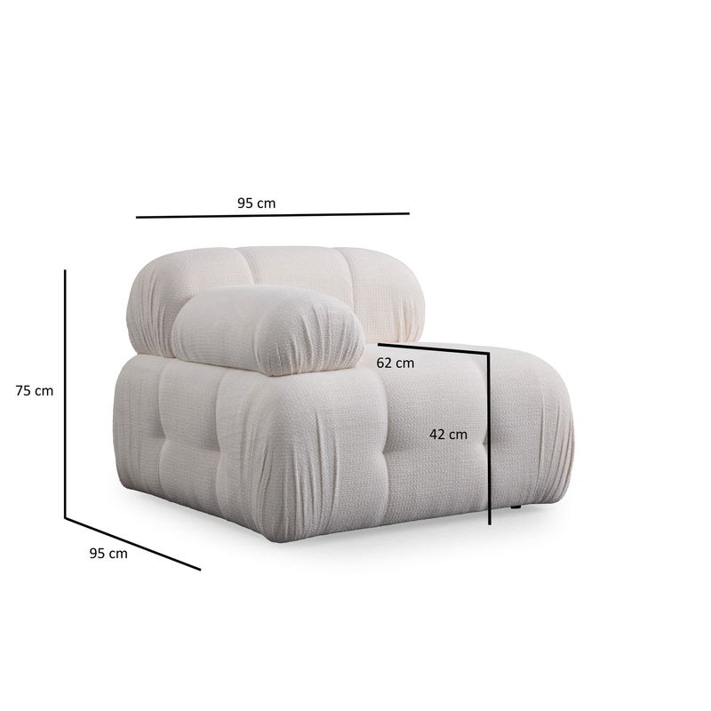 Casa si Gradina - Mobilier - Canapele si coltare - Canapele - Canapea 3 locuri, Atelier Del Sofa, lemn fag si pal, alb, 290x95x75 cm - Infinity.ro