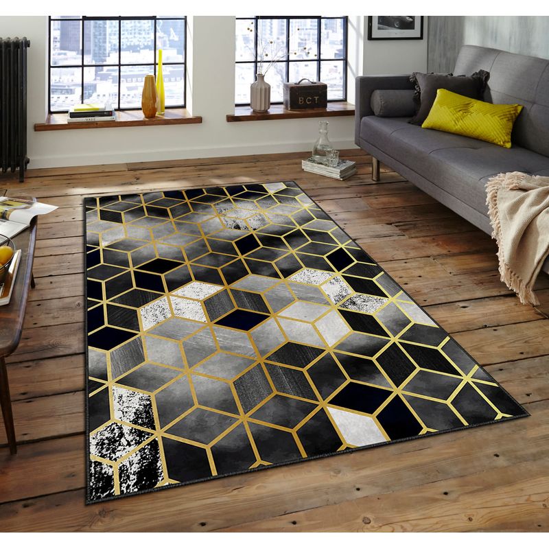 Casa si Gradina - Textile si covoare - Covoare - Covoare casa - Covor, Conceptum Hypnose, multicolor, 160x230 cm, 100% poliester, antiderapant, 288NGR2113 - Infinity.ro