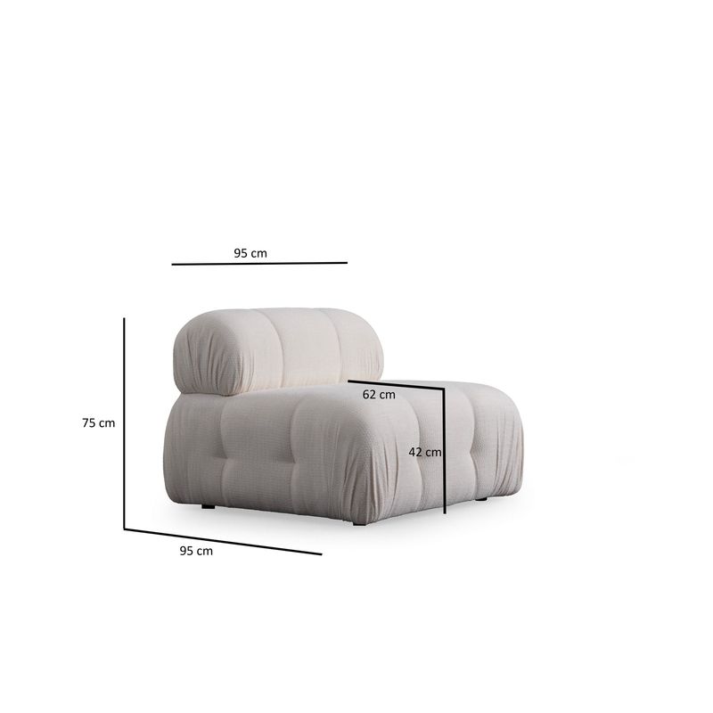 Casa si Gradina - Mobilier - Canapele si coltare - Canapele - Canapea 3 locuri, Atelier Del Sofa, lemn fag si pal, alb, 290x95x75 cm - Infinity.ro