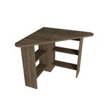 Casa si Gradina - Mobilier - Mese si birouri - Birouri - Birou de colt, Hanah Home, pal melaminat, nuc, 80x80x73.8 cm - Infinity.ro