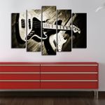 Casa si Gradina - Decoratiuni - Tablouri - Tablou decorativ din 5 piese, Wallxpert, panza piele de caprioara, multicolor, 105x70 cm - Infinity.ro