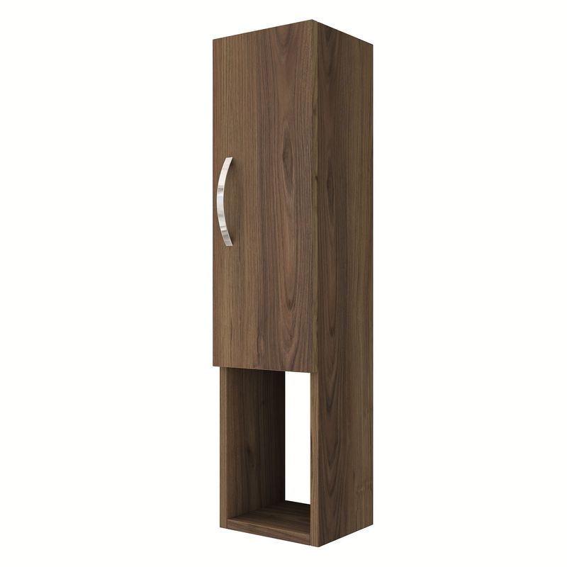 Casa si Gradina - Mobilier - Dulapuri si sifoniere - Dulapuri - Dulap de perete, Hanah Home, pal melaminat, nuc, 22.1x18.5x90 cm - Infinity.ro