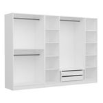 Casa si Gradina - Mobilier - Dulapuri si sifoniere - Dulapuri - Dulap, Hanah Home, PAL melaminat, alb, 270x52x190 cm - Infinity.ro