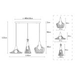 Casa si Gradina - Corpuri si surse de iluminat - Lustre si pendule - Candelabru, Opviq, metal, negru, diametru 55 cm, inaltime 113 cm - Infinity.ro