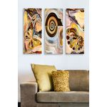 Casa si Gradina - Decoratiuni - Tablouri - Tablou decorativ, Wallxpert, mdf, multicolor, 70x50 cm, set 3 piese, 537MRV5104 - Infinity.ro