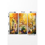 Casa si Gradina - Decoratiuni - Tablouri - Tablou decorativ, Wallxpert, mdf, multicolor, 70x50 cm, set 3 piese, 537MRV5157 - Infinity.ro