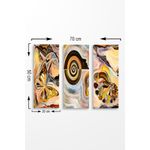 Casa si Gradina - Decoratiuni - Tablouri - Tablou decorativ, Wallxpert, mdf, multicolor, 70x50 cm, set 3 piese, 537MRV5104 - Infinity.ro