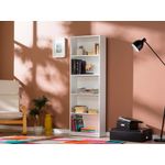 Casa si Gradina - Mobilier - Biblioteci si rafturi - Biblioteci - Biblioteca, Hanah Home, pal melaminat, alb, 58x23x170 cm - Infinity.ro