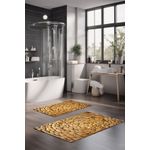 Casa si Gradina - Textile si covoare - Covoare - Covorase baie - Set covorase de baie, L'essentiel Maison, multicolor, 40x60 cm si 60x100 cm, 100% poliester, antiderapant, 323CTW1363 - Infinity.ro