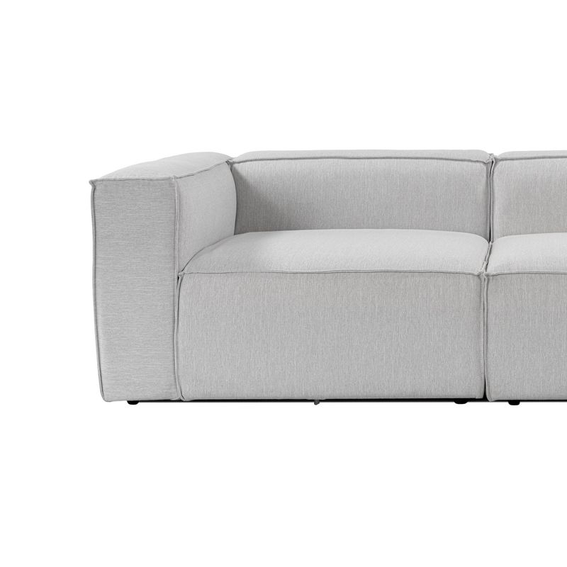 Casa si Gradina - Mobilier - Canapele si coltare - Canapele - Canapea 3 locuri, Hanah Home, in, gri deschis, 296x66 cm - Infinity.ro