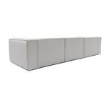 Casa si Gradina - Mobilier - Canapele si coltare - Canapele - Canapea 3 locuri, Hanah Home, in, gri deschis, 296x66 cm - Infinity.ro