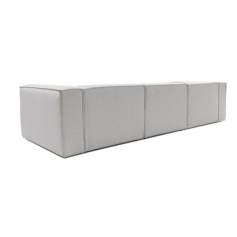 Casa si Gradina - Mobilier - Canapele si coltare - Canapele - Canapea 3 locuri, Hanah Home, in, gri deschis, 296x66 cm - Infinity.ro