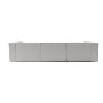Casa si Gradina - Mobilier - Canapele si coltare - Canapele - Canapea 3 locuri, Hanah Home, in, gri deschis, 296x66 cm - Infinity.ro