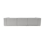 Casa si Gradina - Mobilier - Canapele si coltare - Canapele - Canapea 3 locuri, Hanah Home, in, gri deschis, 296x66 cm - Infinity.ro