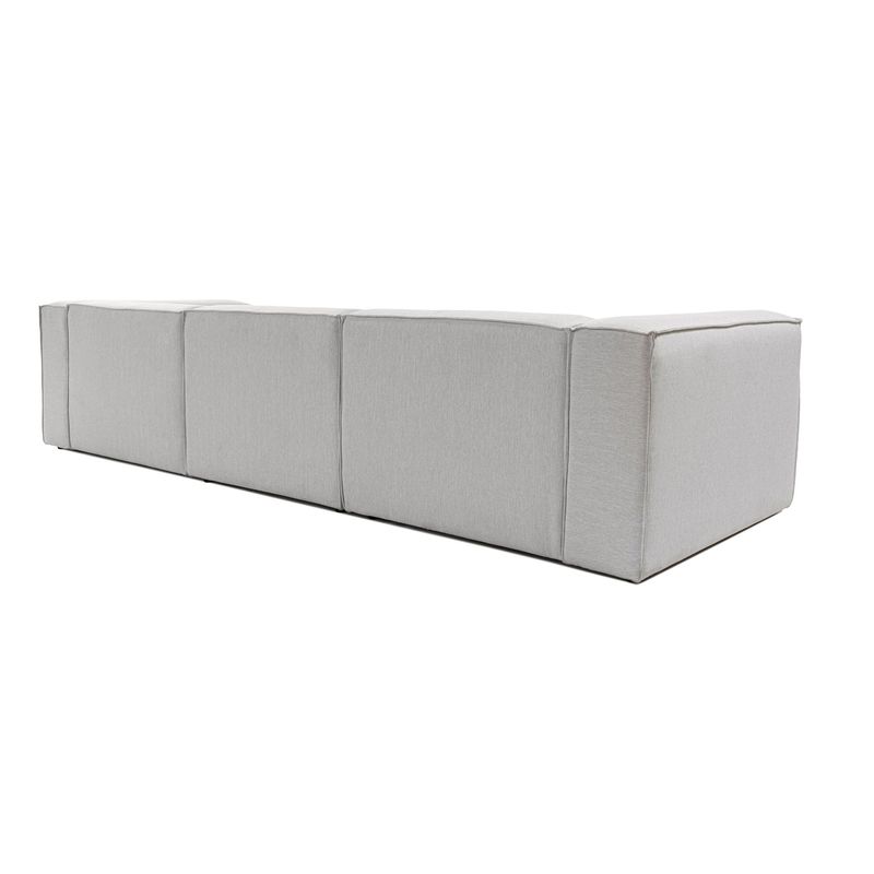 Casa si Gradina - Mobilier - Canapele si coltare - Canapele - Canapea 3 locuri, Hanah Home, in, gri deschis, 296x66 cm - Infinity.ro