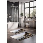 Casa si Gradina - Textile si covoare - Covoare - Covorase baie - Set covorase de baie, L'essentiel Maison, multicolor, 40x60 cm si 60x100 cm, 100% poliester, antiderapant, 323CTW1208 - Infinity.ro